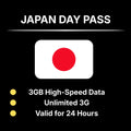 Japan Day Pass – 3GB